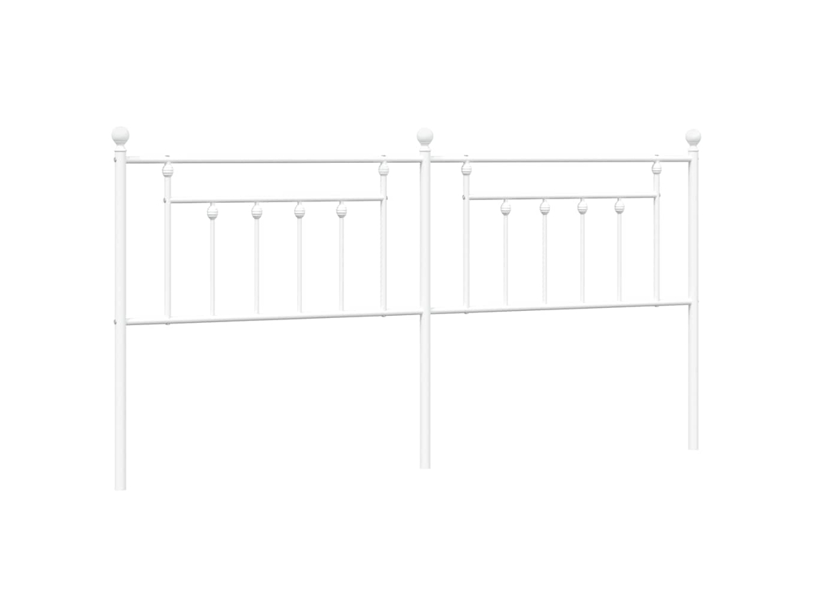 Cabecero de repuesto 193 cm Metal Blanco MAISON EXCLUSIVE