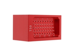 Regla De Carpintería De Metal Rojo Sólido Modelo 50 Para Carpintería, Herramienta