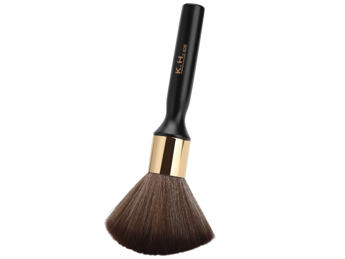 Brocha De Limpieza De Pelo Para Cuello Rostro Cepillo Profesional Peluquería Salón Barbería Negro