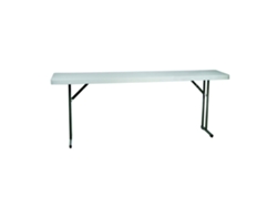 GARBAR BACH Mesa Rectangular Plegable Interior Exterior 180x45 Gris