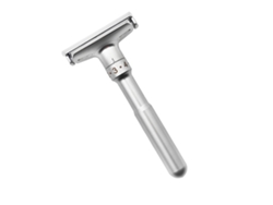 Afeitadora De Barba Manual Con Afilado Ajustable Herramienta Versátil Y Portátil Para Hombre Plata