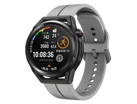 Correa de reloj inteligente para Huawei Watch GT Runner 22 mm con lazo de silicona (gris)
