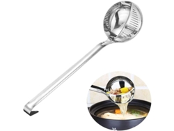 2026-45907-cucharón Colador De Acero Inoxidable 2 En 1 Desmontable Con Mango Largo Para Sopa