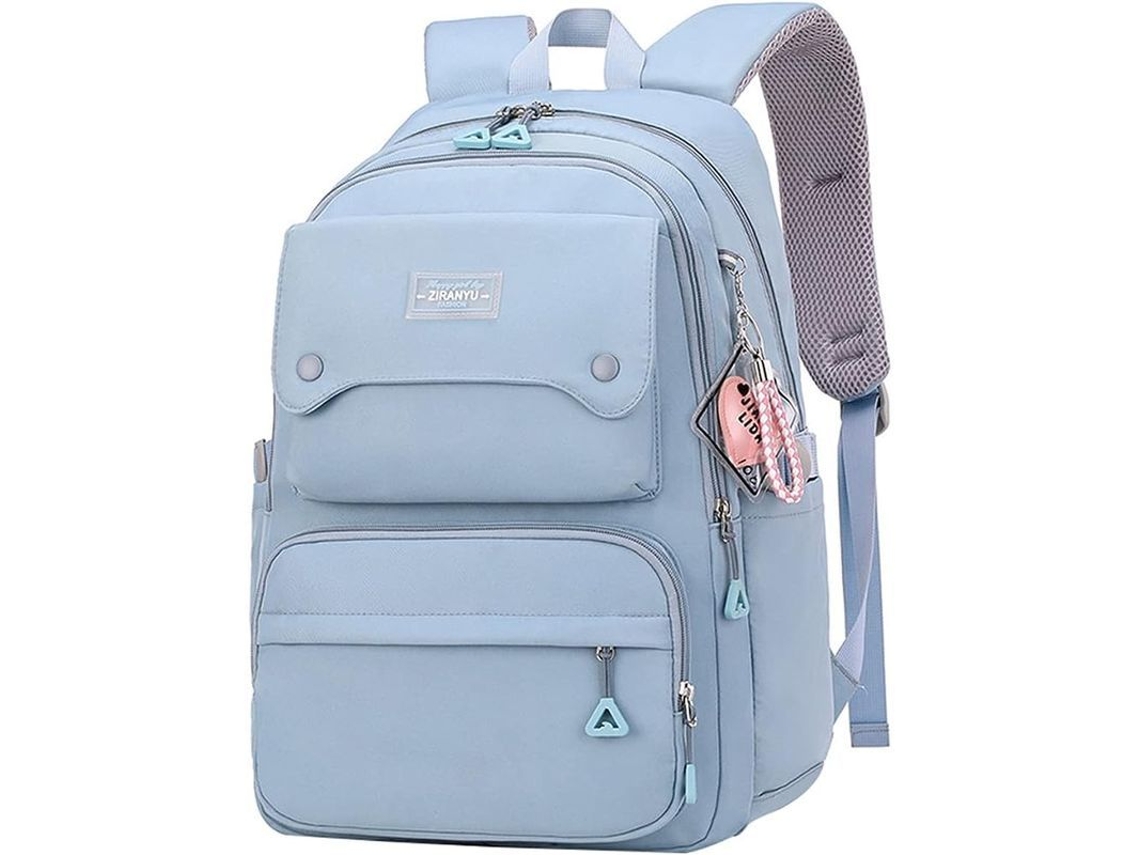 2026-mochila Casual Para Adolescentes Y Mujeres Escuela Colegio Viaje Portátil Azul