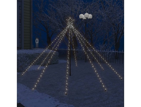 vidaXL Luces de árbol cascada Navidad interior exterior 400 LED 2,5 m