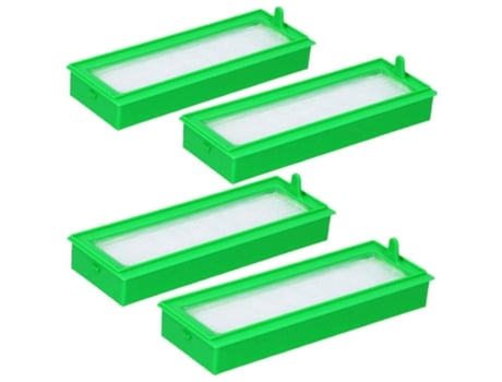 Acessórios de Aspirador 4 filtros de aspiradora Vorwerk Kobold Vr200 y Vr300 para contenedores de aspiradora