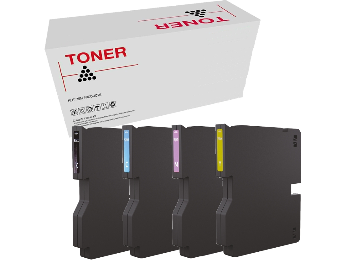 Juego 4 Cartuchos de Tinta Pigmentada Gc51K Gc51C Gc51M Gc51Y (Negro, Ciano, Magenta y Amarillo)