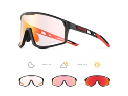 (estilo 1) Gafas De Ciclismo Fotocromáticas Unisex, Lentes De Poliacrilato Translúcido Uv400