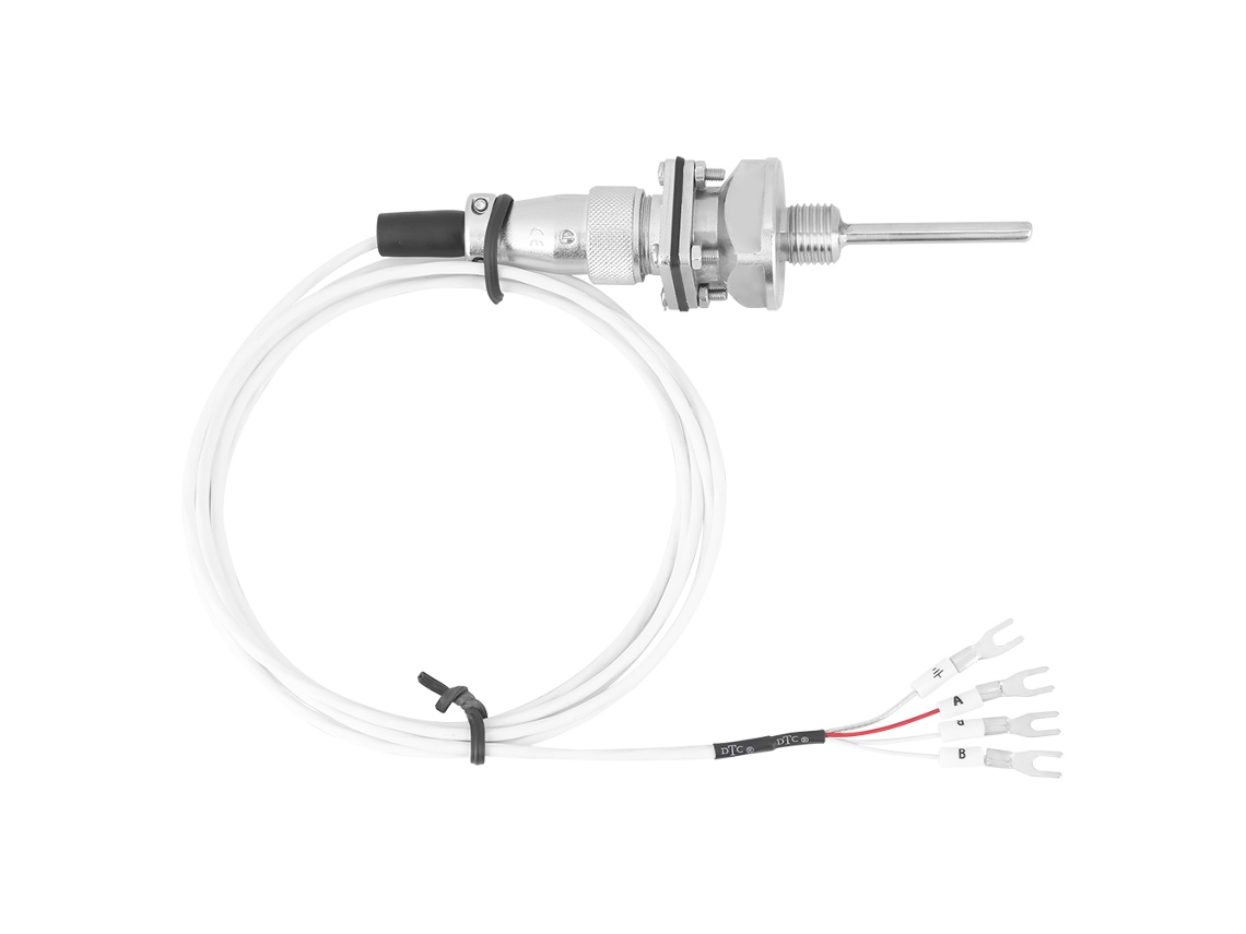 Veloriskku-sensores De Temperatura Rtd Pt100 Com Fio Ptfe E Conector Desmontável Rosca M14