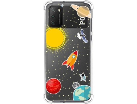 Carcasa Xiaomi POCO M3 / Redmi 9T TUMUNDOSMARTPHONE Espacio Multicolor