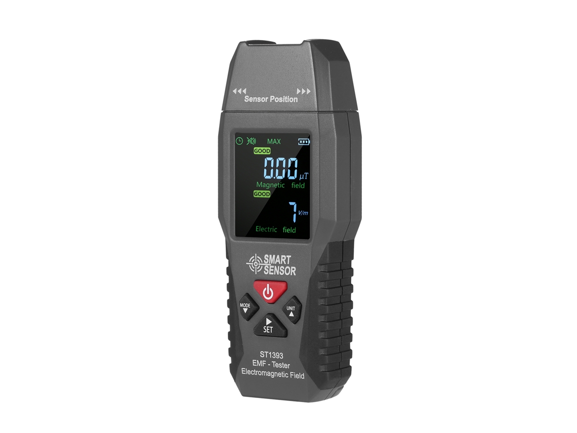 Medidor De Campo Electromagnético Emf St1393 Detector De Radiación Probador De Campo Electromagnético Digital Lcd Portátil