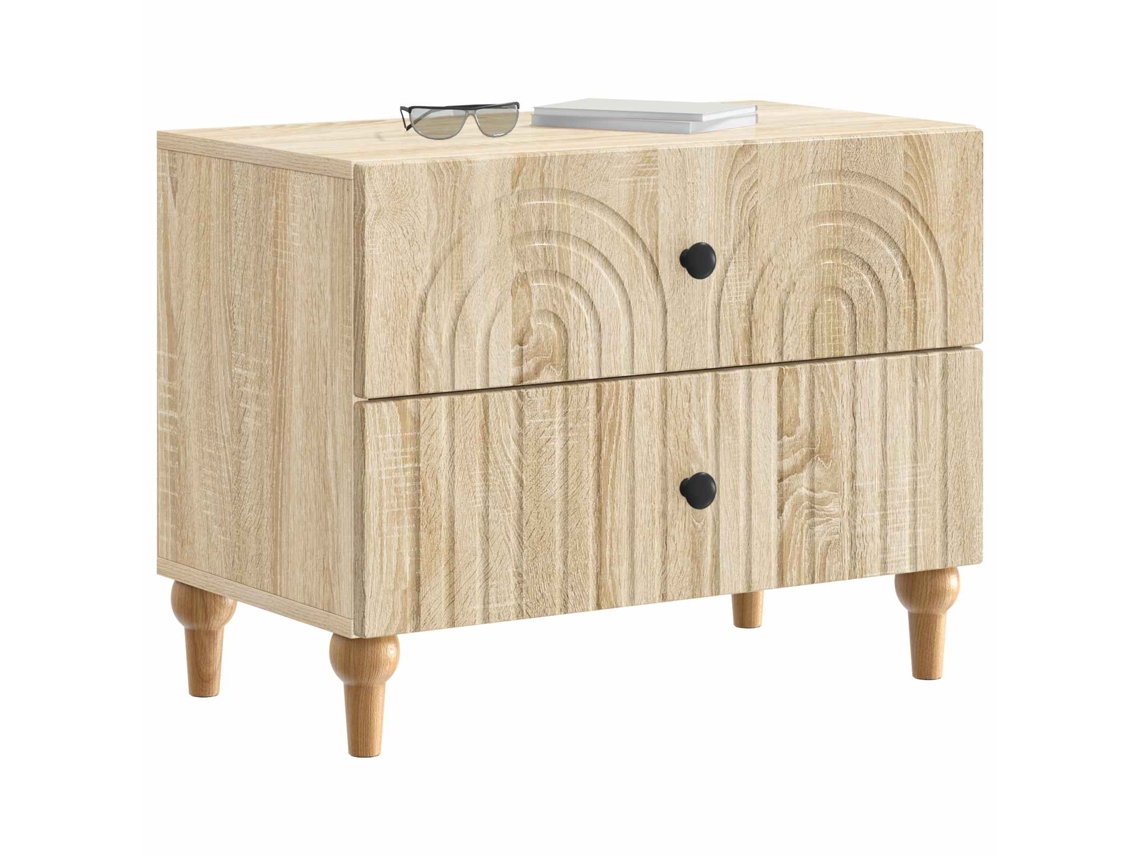 Maison Exclusive - Armario De Noche Con Cajón Roble Sonoma 62 X 34,5 X 48 Cm