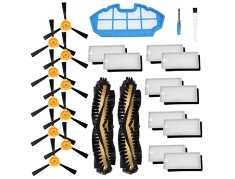 Kit de accesorios para filtros de aspiradora robótica Ecovacs Deebot N79S N79, cepillos laterales, cepillo principal... (211010)