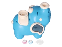 Dan26-juguete Elefante Soplando Pelota Caminante Con Humidificador Y Sprayer Musical Para Niños Mayores De 3 Años Azul Verde