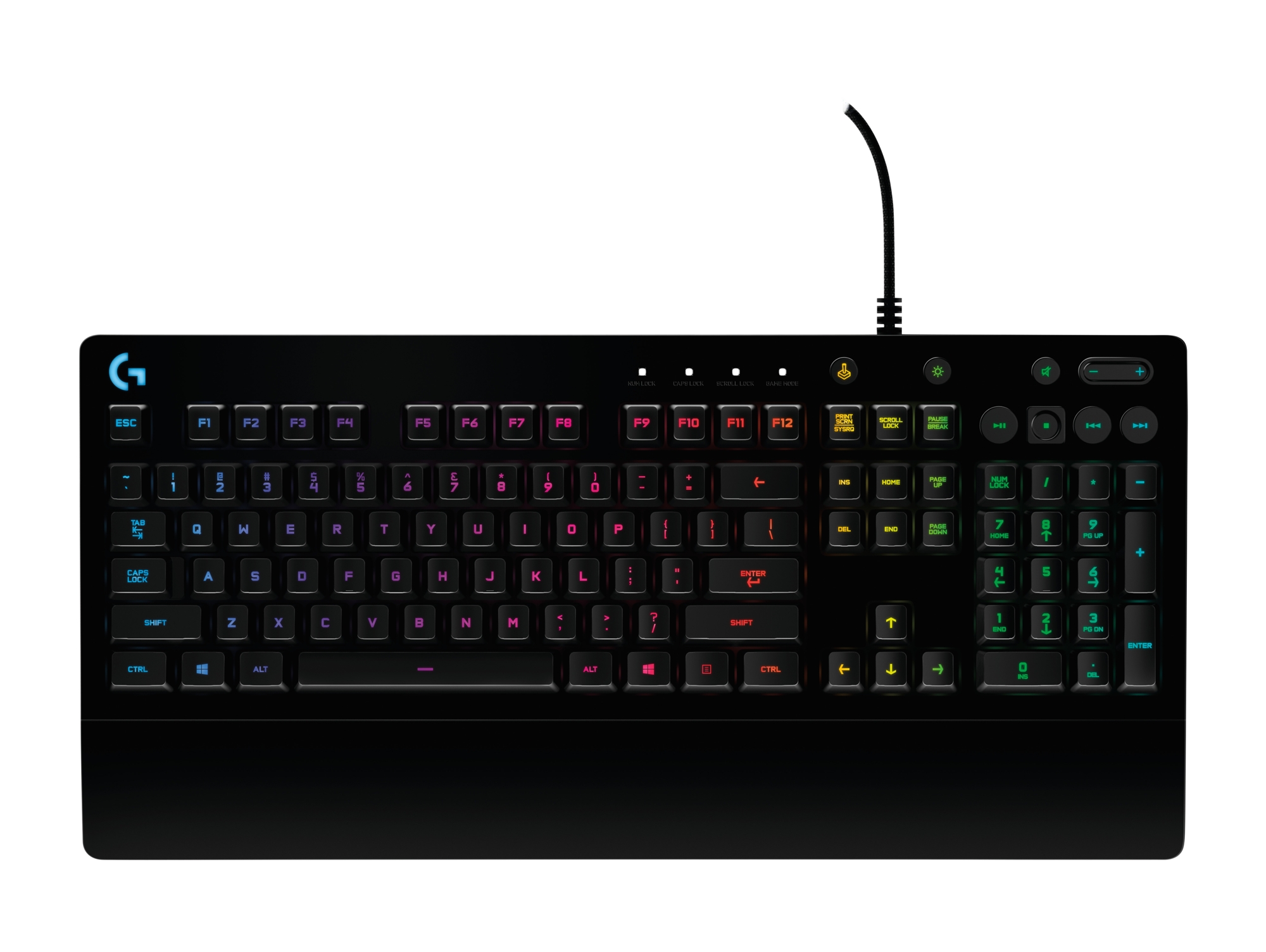 Teclado Gaming LOGITECH G213 (Membrana - Alemán - Negro)