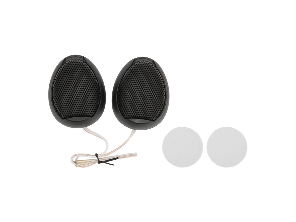2 Tweeters Carro 98db 1000w Dome Estéreo Áudio Alto-falante Interior Sistema Sonoro Preto