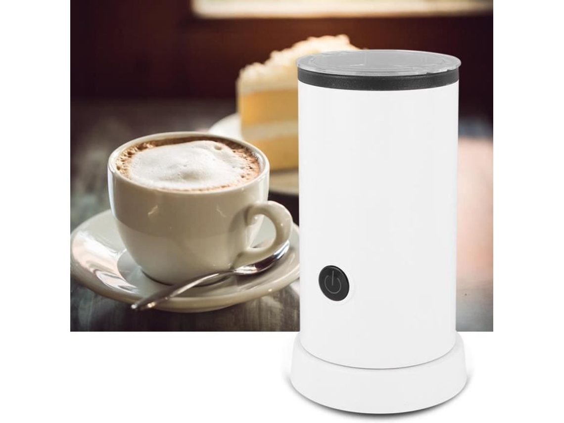 Espumador de leche Mini Espumador de leche eléctrico automático Espumador de café a vapor Espumador de crema con Base giratoria