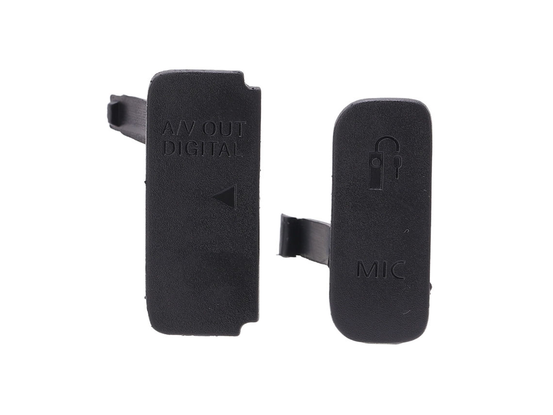 Tapa De Borracha Para Mic Av Out Usb Cámara 650d Peça De Reparação De Câmera