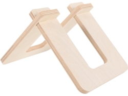 Soporte Bicicleta Madera Maciza Portabicicletas Desmontable Portátil Estable Patinete Bicicletas Equilibrio