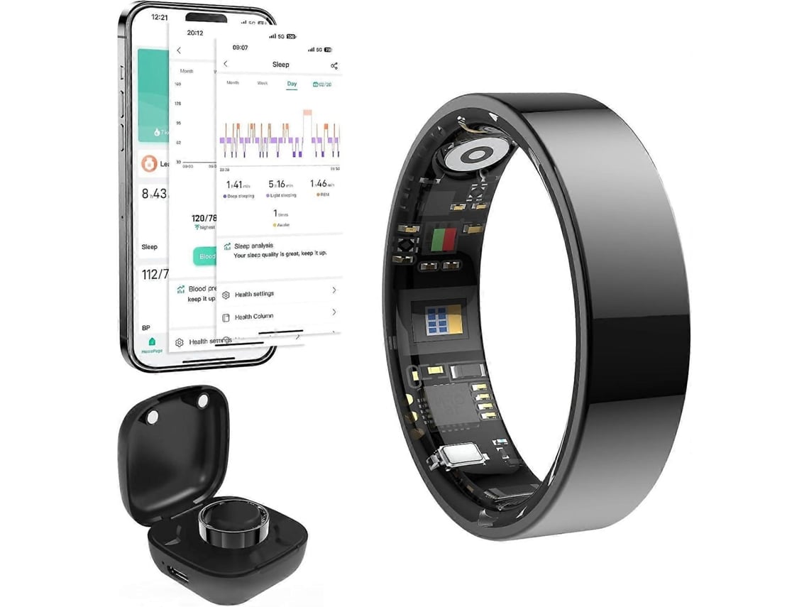 Anillo inteligente 2025, último modelo, rastreador de salud con monitor de presión arterial Ly Ebike