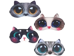 Nuevo Juego De 4 Antifaces Para Dormir De 2025, Con Un Adorable Diseño De Animales, Suaves Y Cómodos.