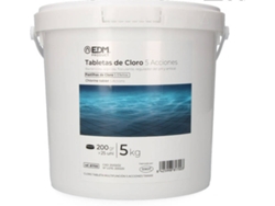 Tabletas de Cloro EDM 5 Acciones 5Kg
