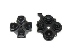 Botones Para Sony Psp 2000 Slim Negro Goma Contacto Cruceta Repuesto