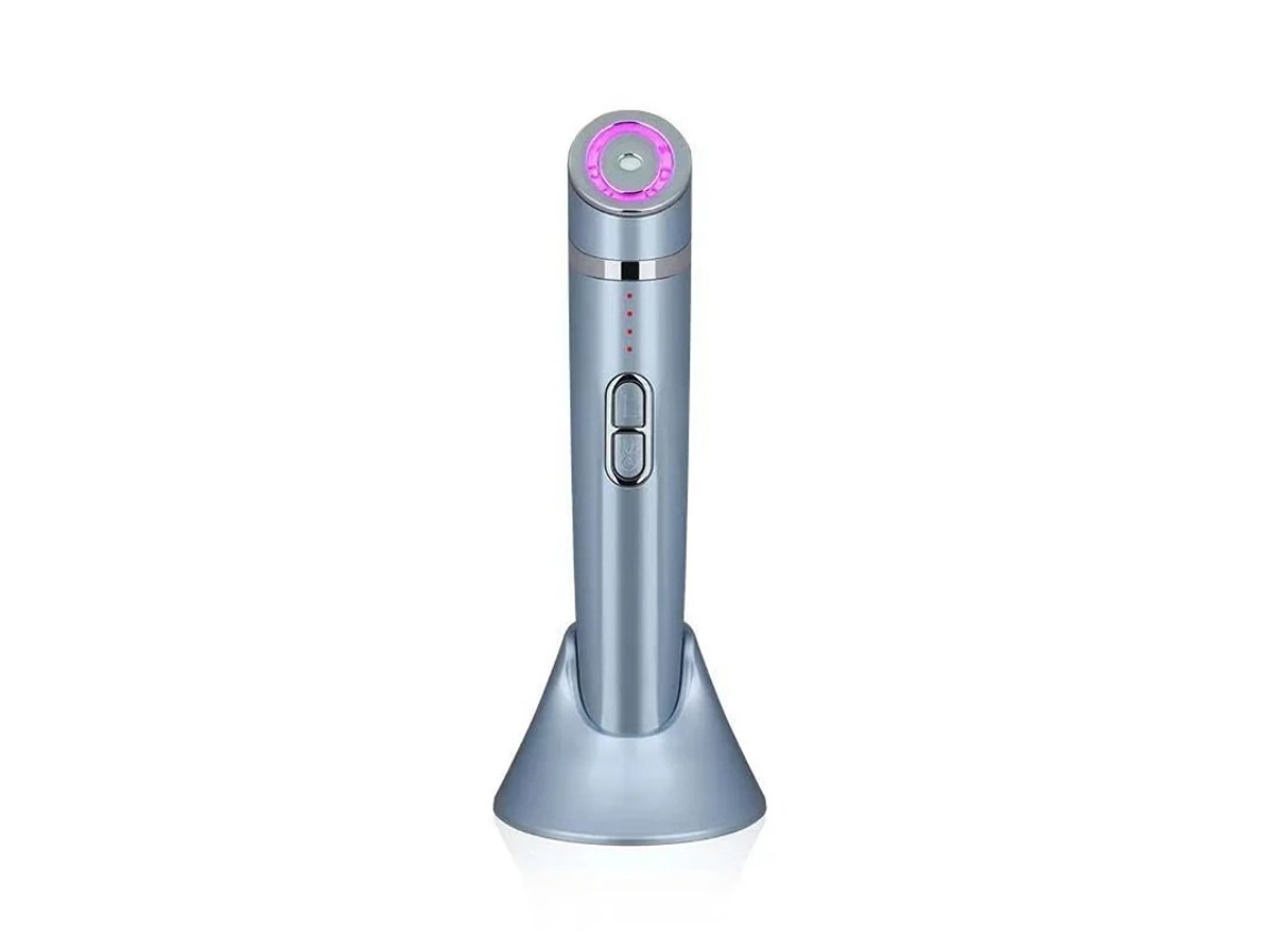 Dispositivo de belleza 3 en 1 para eliminar ojeras, relajar los músculos de los ojos y reafirmar el rostro con 4 niveles de energía azul Yizhood