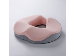 Almofada De Assento Em Espuma Viscoelástica Eifson Para Cadeiras De Escritório (cinza Claro Com Rosa)