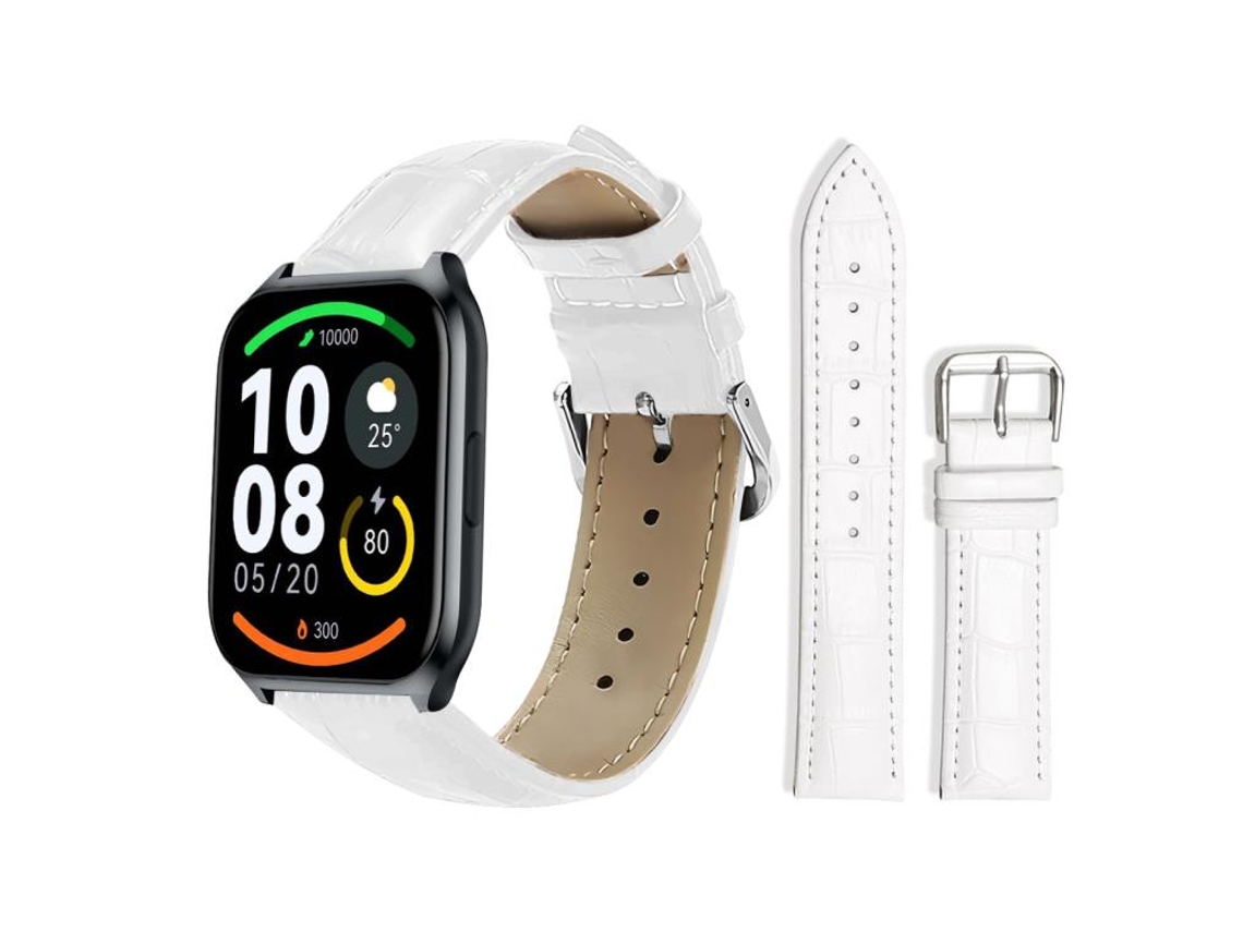 Pulsera para Xiaomi Haylou LS09B / LS05S / LS10 - Cuero - Hebilla - Textura de bambú