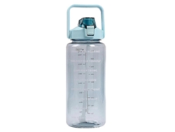 Botella De Agua Deportiva Motivacional De 2l Con Pajita De Plástico. Rosewell