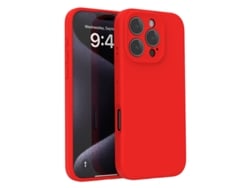 (rojo, Iphone 16 Pro Max) Funda De Silicona Líquida Para Teléfono, Compatible Con La Serie Iphone, Protección Total De La Lente Contra Caídas.