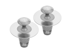 Juego de acero de 2 piezas para baño y cocina.