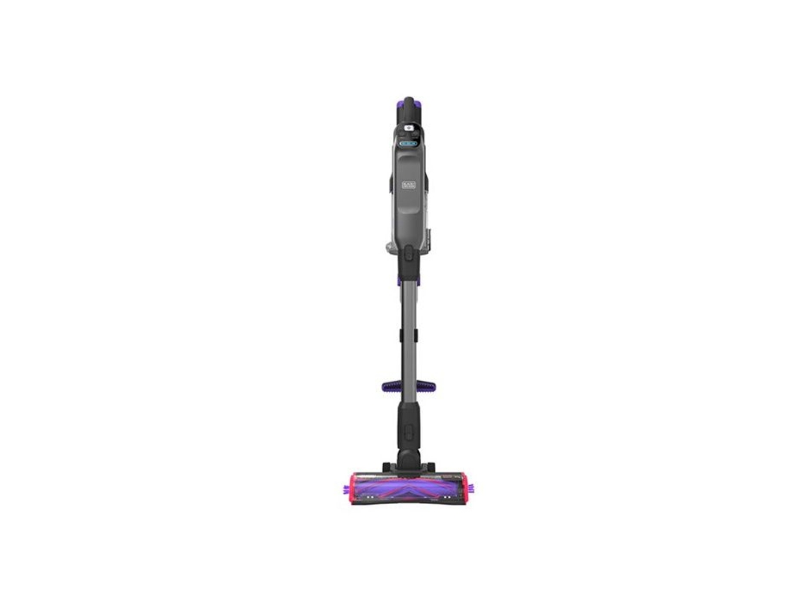 Aspiradora escoba BLACK+DECKER Summit Series Bhfea640wp, color negro y plateado