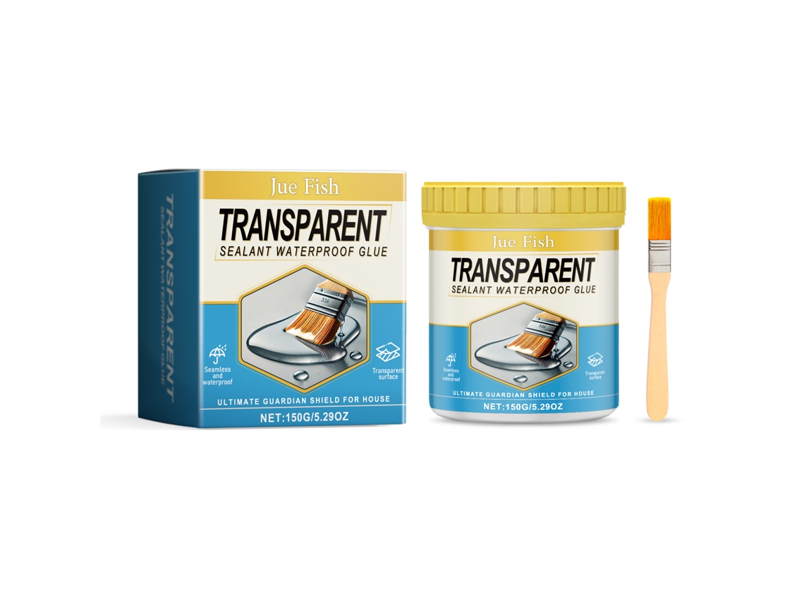 Adhesivo transparente para sellado e impermeabilización