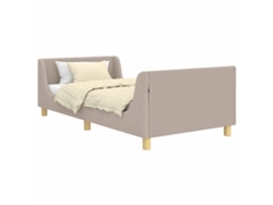 Maison Exclusive - Cama Para Niños Con Cabecero Gris Claro 90 X 190 Cm
