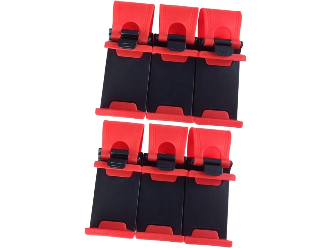Soporte Multifuncional Ajustable Para Teléfono De Coche De 6 Piezas Para Enchufe Del Volante
