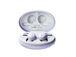 Auriculares inalámbricos con clips laterales, Bluetooth y cancelación de ruido, morados