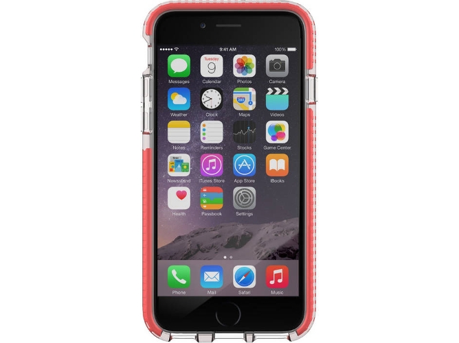 Funda iPhone 6 Plus, 6s Plus TECH21 Evo MeshSport Rosa