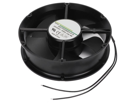 Ventilador de refrigeración con doble rodamiento de bolas HURRISE de 220 mm para una refrigeración silenciosa