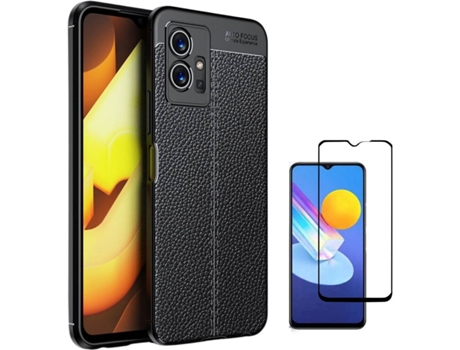 Carcasa + Protector de Pantalla Vivo Y55 5G Full Cover 9H Negro