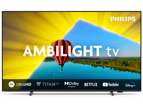 TV PHILIPS AMBILIGHT 43PUS8079/12 (LED - 43'' - 109 cm - 4K Ultra HD - Smart TV)