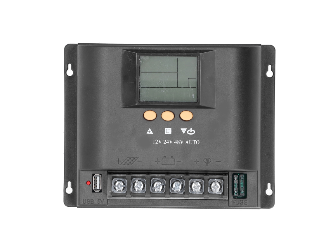2026-controlador Solar Con Pantalla Lcd Y Carga Usb Para Teléfonos Móviles 60a