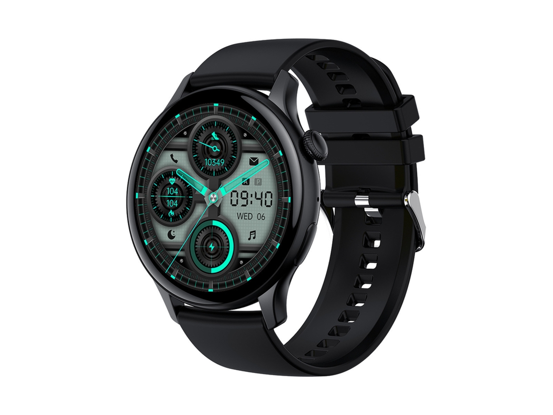 Smartwatch YIZHOOD Hk85 1,43 Pulgadas Llamadas Bluetooth Android e iOS Negro