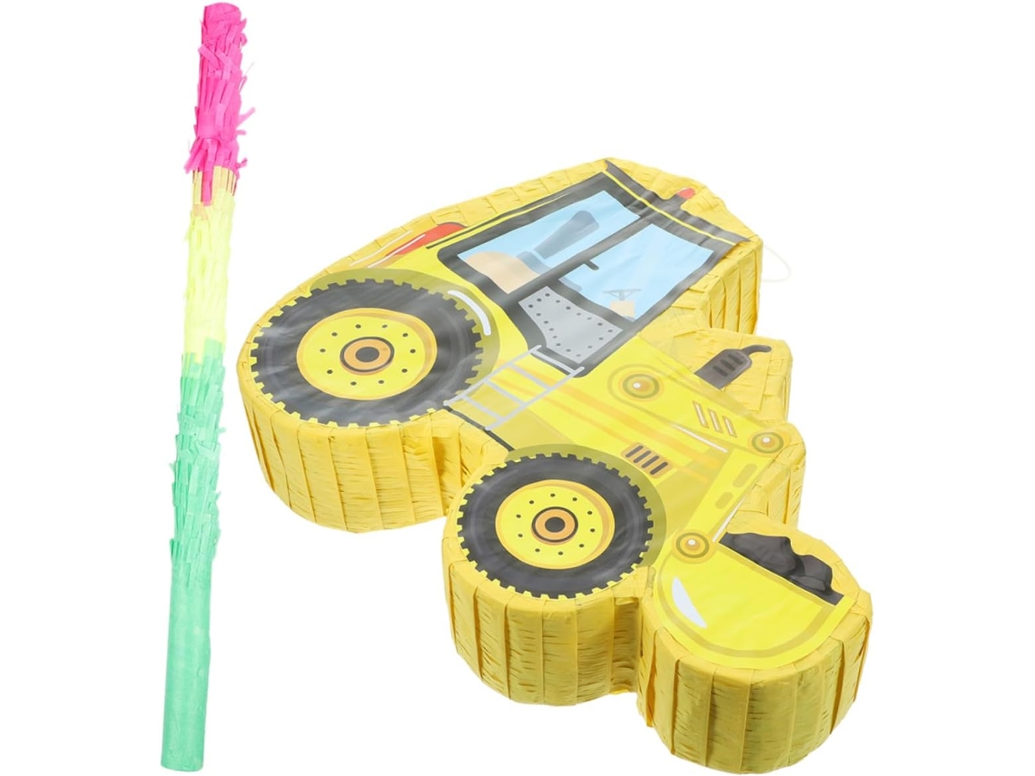 1 Set De Decoración Para Fiesta De Excavadora - Obra En Construcción Incluida - Cumpleaños