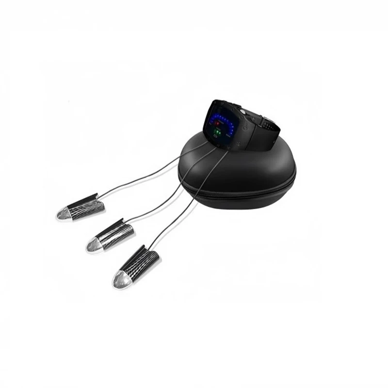 (negro) Fingerset Microactual, Lifting Facial, Cuello Reafirmante, Masaje Corporal, Ems Beauty Instrument, Rejuvenecimiento De La Piel