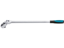 HAZET 916Gl Carraca Reversible Larga Articulada: Cuadrado Macizo 1/2 Pulgadas 12 5 Mm 511 Mm