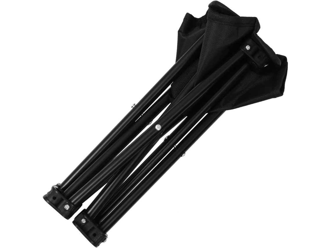 Silla de camping Alipis de acero inoxidable y acero con patas plegables, portátil, ligera, ideal para acampar.