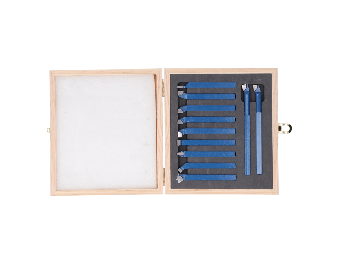 2026velora-set De Herramientas De Torneado Carburo 11 Piezas Din 8x8mm Con Caja Herramientas De Tornería