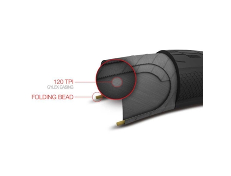 Rígido Fastr-X S-Spec 20´´ X 1.60 Urbano Pneu Prateado 20´´ X 1.60Tioga